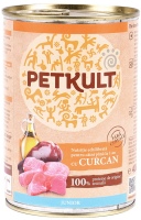 Photos - Dog Food PETKULT Canned Grain Free Junior with Turkey 400 g 1