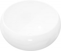 Bathroom Sink VidaXL Basin Round Ceramic 142340 400 mm