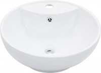 Bathroom Sink VidaXL Wash Basin with Overflow Ceramic 143903 465 mm