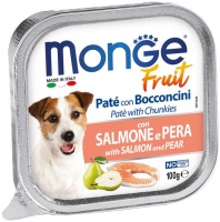 Photos - Dog Food Monge Fruit Pate Salmone/Pear 100 g 1