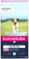 Photos - Dog Food Eukanuba Grain Free Puppy Small/Medium Breed Ocean Fish 12 kg