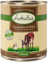 Dog Food Lukullus Adult Wet Food Rabbit/Game 800 g 24