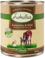 Dog Food Lukullus Adult Wet Food Rabbit/Game 800 g 6