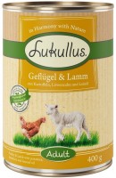 Photos - Dog Food Lukullus Adult Wet Food Rabbit/Turkey 400 g 6