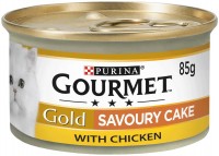 Photos - Cat Food Gourmet Gold Savoury Cake Chicken  24 pcs