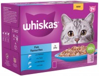 Cat Food Whiskas 7+ Fish Favourites in Jelly  48 pcs