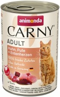 Photos - Cat Food Animonda Adult Carny Chicken/Turkey/Duck Heart  400 g