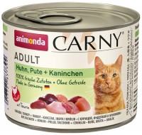 Cat Food Animonda Adult Carny Chicken/Turkey/Rabbit  200 g