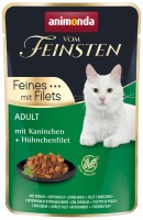 Photos - Cat Food Animonda Adult Vom Feinsten Rabbit/Chicken Filet  18 pcs