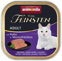Photos - Cat Food Animonda Adult Vom Feinsten Chicken/Seafood 100 g 