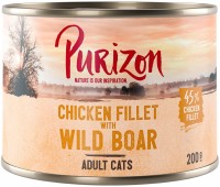 Photos - Cat Food Purizon Adult Canned Chicken Fillet with Wild Boar  200 g 12 pcs