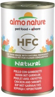 Photos - Cat Food Almo Nature HFC Natural Chicken/Shrimps  140 g 6 pcs