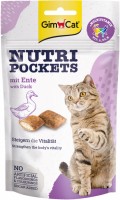 Photos - Cat Food GimCat Nutri Pockets Duck 60 g 