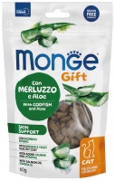 Photos - Cat Food Monge Gift Skin Support Codfish with Aloe 60 g 