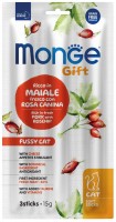 Photos - Cat Food Monge Gift Fussy Pork with Rosehip 15 g 