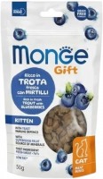 Photos - Cat Food Monge Gift Kitten Trout with Blueberries 50 g 