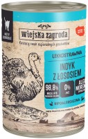 Photos - Cat Food Wiejska Zagroda Adult Canned Turkey with Salmon 400 g 