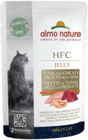 Photos - Cat Food Almo Nature HFC Jelly Tuna and Chicken Fillets with Ham 