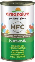 Photos - Cat Food Almo Nature HFC Natural Tuna/Corn  140 g 6 pcs
