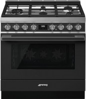 Photos - Cooker Smeg Portofino CPF36UGGBL black