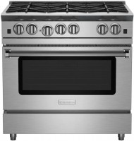 Photos - Cooker BlueStar 36 RNB RNB366BV2 stainless steel