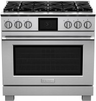 Photos - Cooker BlueStar 36 Dual Fuel BSDF366B stainless steel