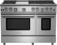 Photos - Cooker BlueStar 48 RNB RNB486GV2 stainless steel