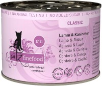 Cat Food Catz Finefood Classic Canned Lamb/Rabbit  200 g 12 pcs