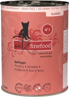 Photos - Cat Food Catz Finefood Classic Canned Poultry  400 g 6 pcs