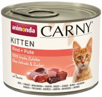 Photos - Cat Food Animonda Kitten Carny Beef/Turkey  200 g 24 pcs