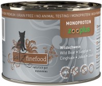 Photos - Cat Food Catz Finefood Monoprotein Canned Wild Boar 200 g  24 pcs