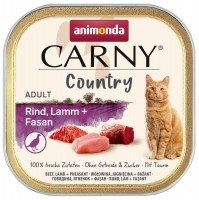 Photos - Cat Food Animonda Adult Carny Country Beef/Lamb/Pheasant  32 pcs