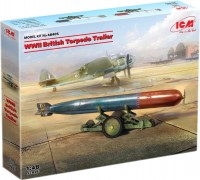 Photos - Model Building Kit ICM WWII British Torpedo Trailer (1:48) 