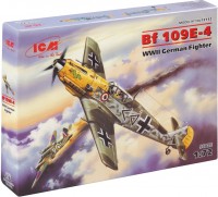 Photos - Model Building Kit ICM Messerschmitt Bf 109E-4 (1:72) 