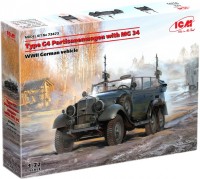 Model Building Kit ICM Type G4 Partisanenwagen with MG 34 (1:72) 