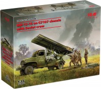 Model Building Kit ICM BM-13-16 on G7107 Chassis with Soviet Crew (1:35) 