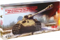 Photos - Model Building Kit ICM Pz.Kpfw.VI Ausf.B King Tiger (late production) with Full Interior (1:35) 