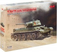 Photos - Model Building Kit ICM T-34/76 (early 1943 production) (1:35) 