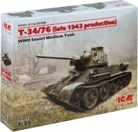 Model Building Kit ICM T-34/76 (late 1943 production) (1:35) 