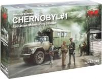 Model Building Kit ICM Chernobyl1 Radiation Monitoring Station (1:35) 