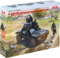 Photos - Model Building Kit ICM P 204 (f) with German Armoured Vehicle Crew (1:35) 