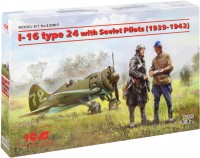 Photos - Model Building Kit ICM I-16 Type 24 with Soviet Pilots (1939-1942) (1:32) 