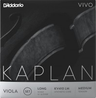 Photos - Strings DAddario Kaplan Vivo Viola Long Scale Medium 