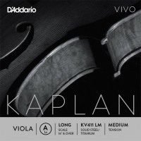 Strings DAddario Kaplan Vivo Viola A String Long Scale Medium 