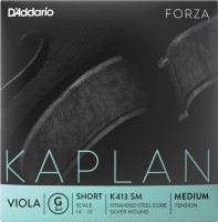 Strings DAddario Kaplan Forza Viola G String Short Scale Medium 