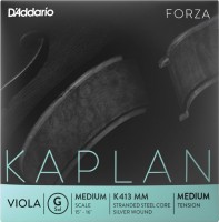 Strings DAddario Kaplan Forza Viola G String Medium Scale Medium 