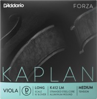 Strings DAddario Kaplan Forza Viola D String Long Scale Medium 
