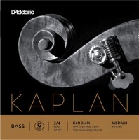 Strings DAddario Kaplan Double Bass G String 3/4 Medium 