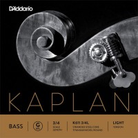 Strings DAddario Kaplan Double Bass G String 3/4 Light 