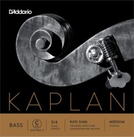 Photos - Strings DAddario Kaplan Double Bass C (Extended E) String 3/4 Medium 